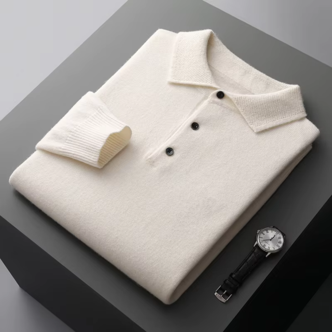 ByBellucci | Merino Wool Polo Sweater