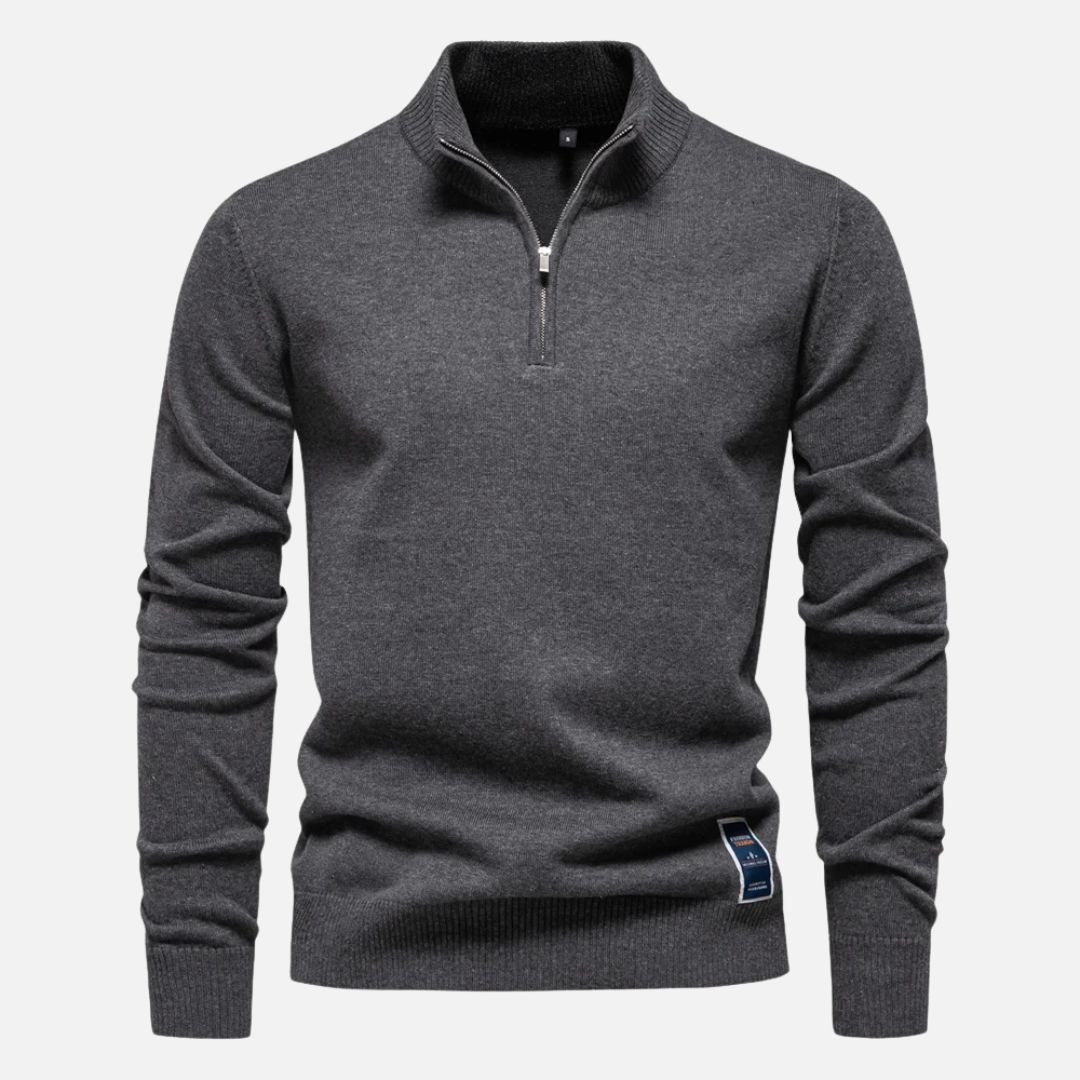 Hayes Quarter-Zip Sweater