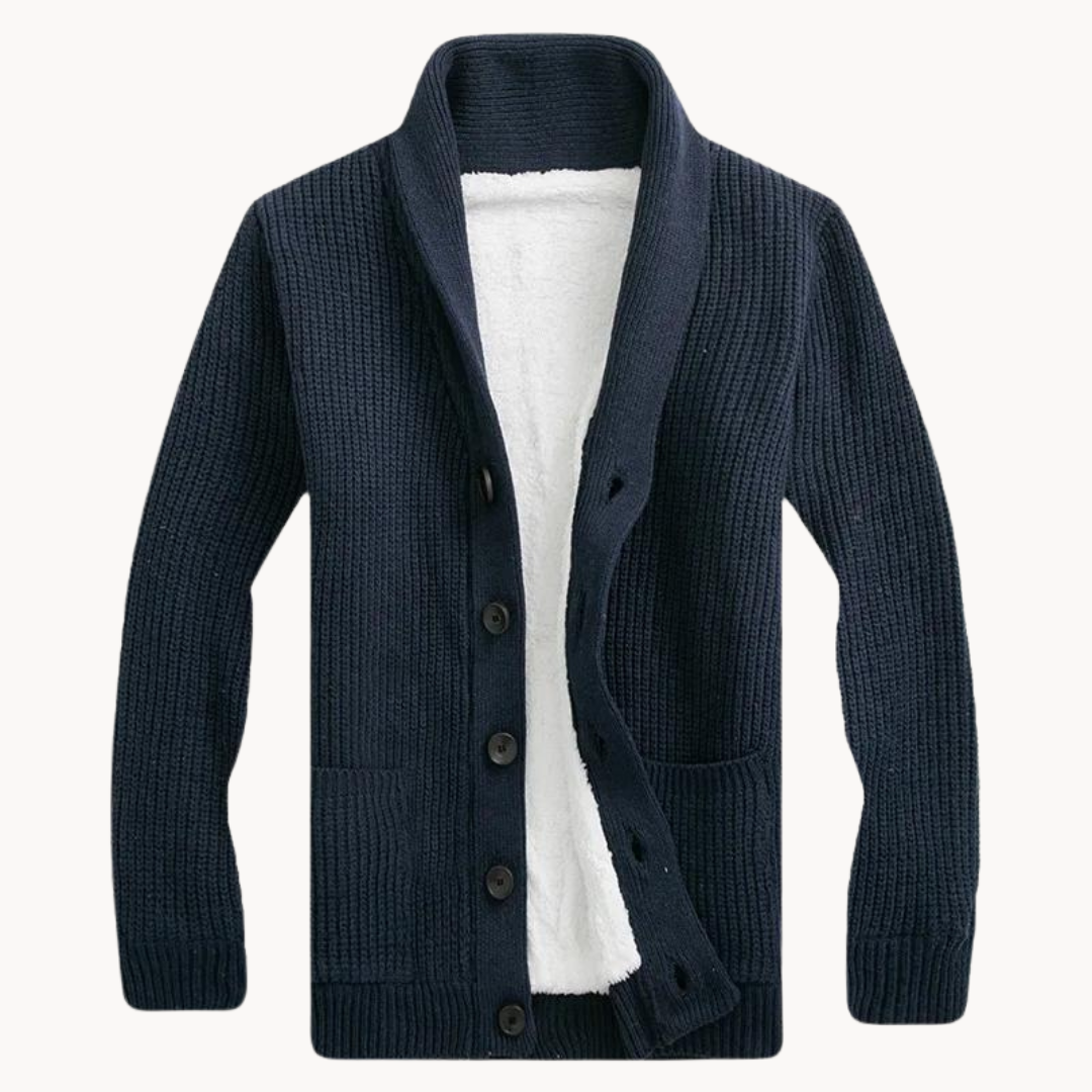 ByBellucci | Fleece Shawl Collar Cardigan