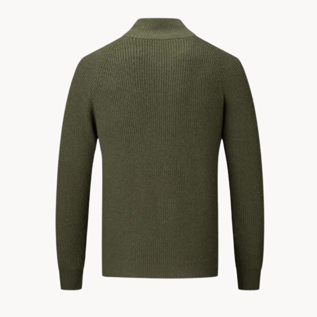 Cashmere Full Zip Sweater