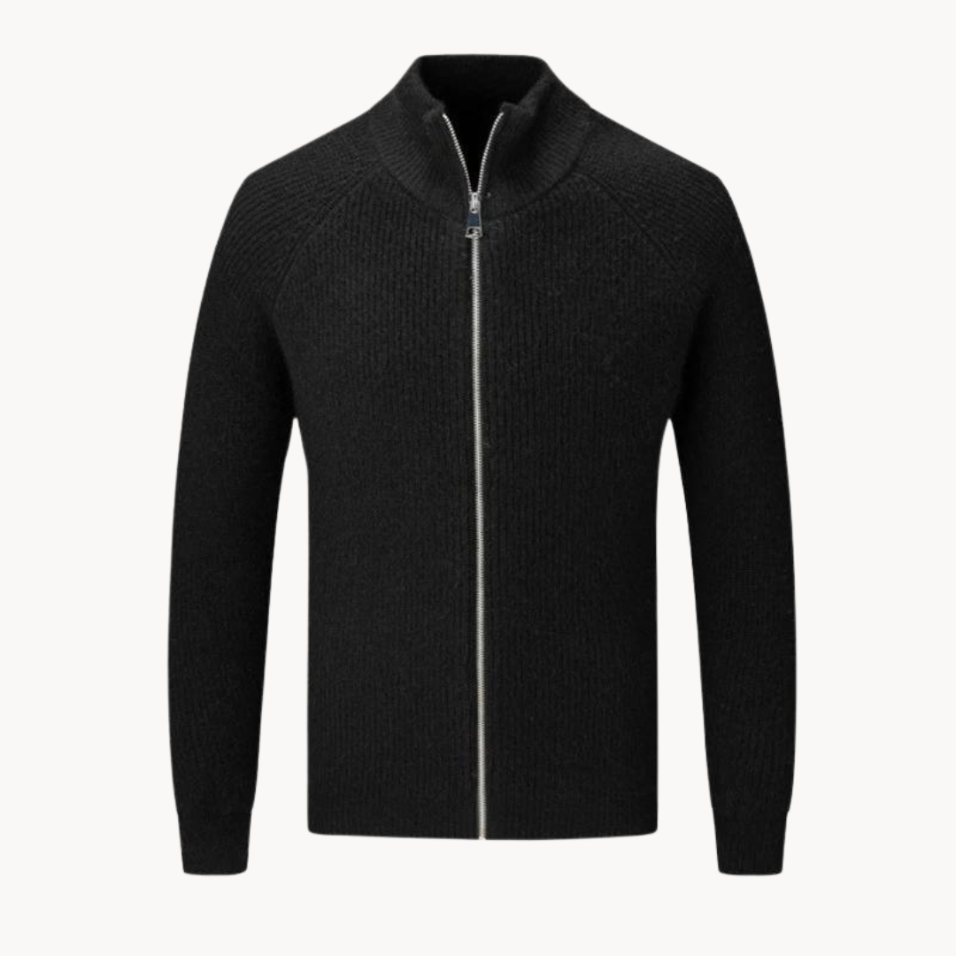 Cashmere Full Zip Sweater