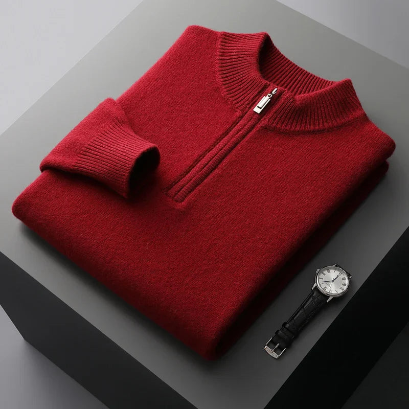 Bellucci | Cashmere Half-Zip Sweater