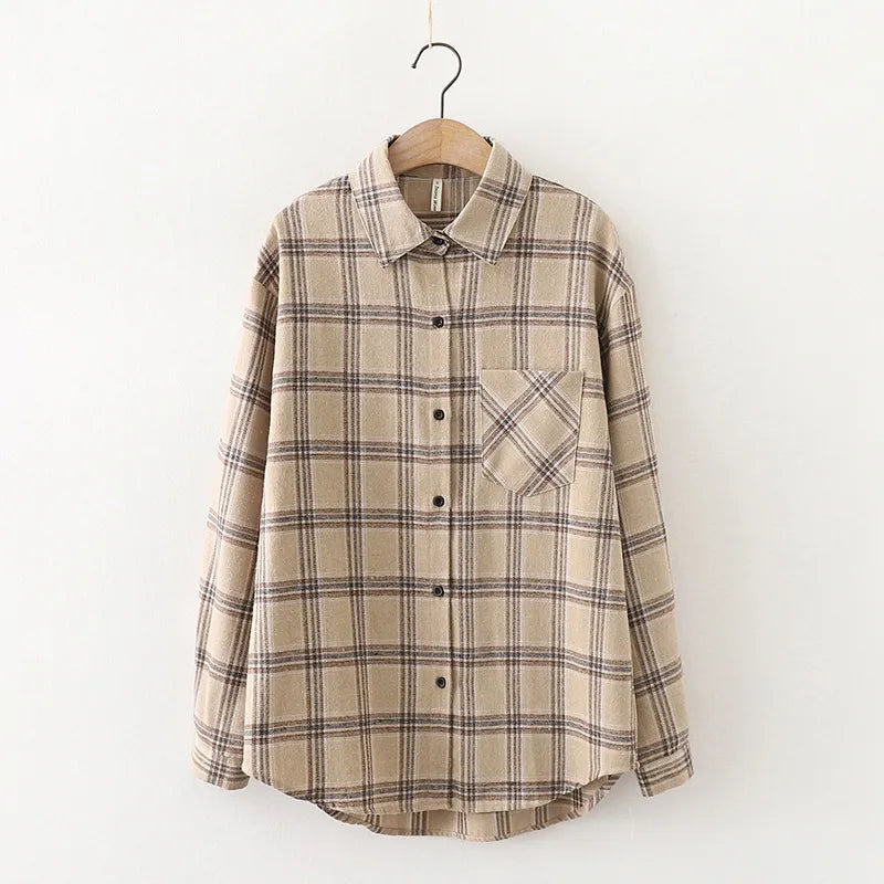 Amelia | Women's Plaid Shirt