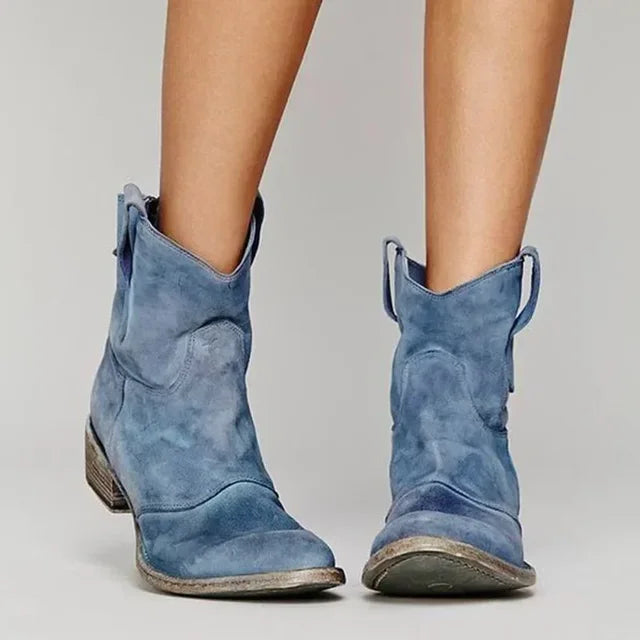 Marina | Cowboy Ankle Boots