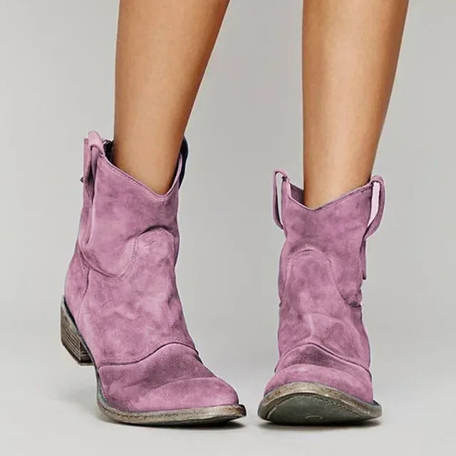 Marina | Cowboy Ankle Boots