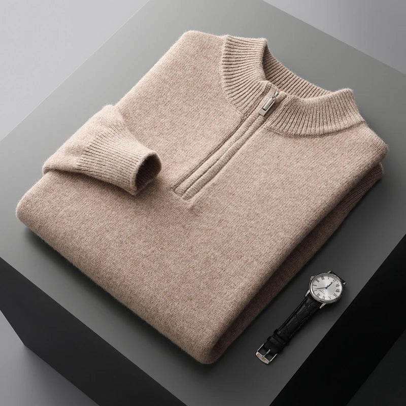 Bellucci | Cashmere Half-Zip Sweater