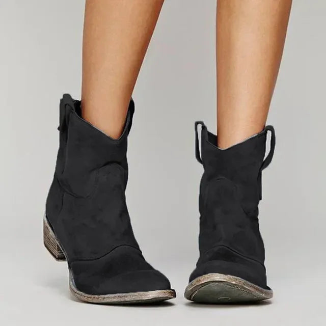 Marina | Cowboy Ankle Boots