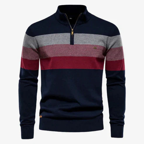 Caleb | Striped Retro Sweater