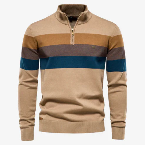 Caleb | Striped Retro Sweater