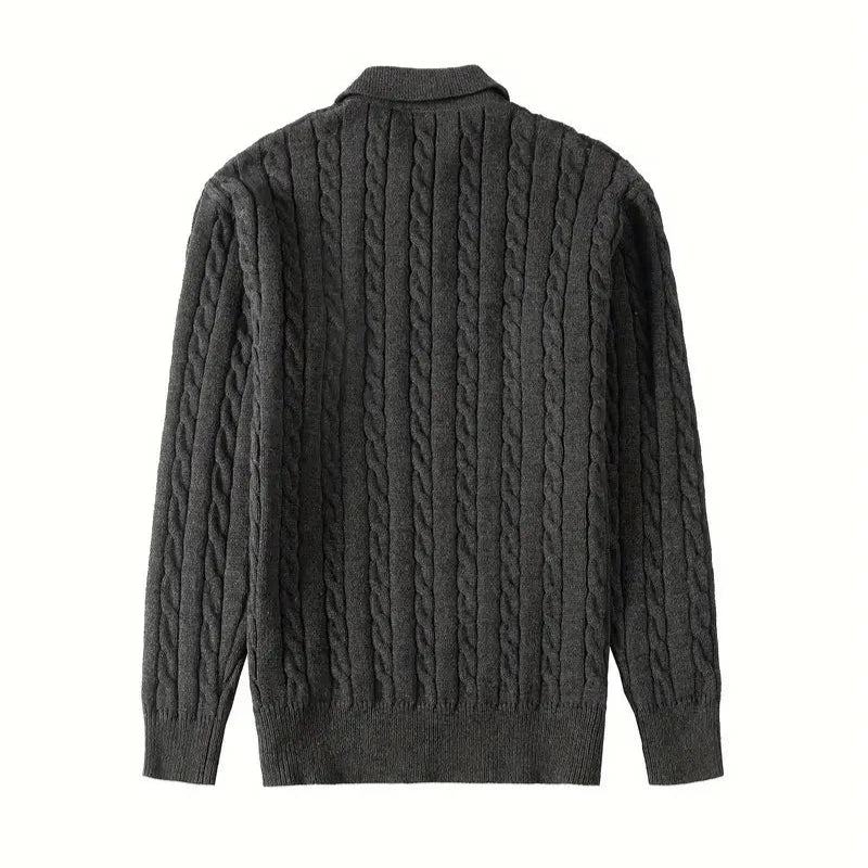 ByBellucci | Cable Knit Half-Zip Sweater